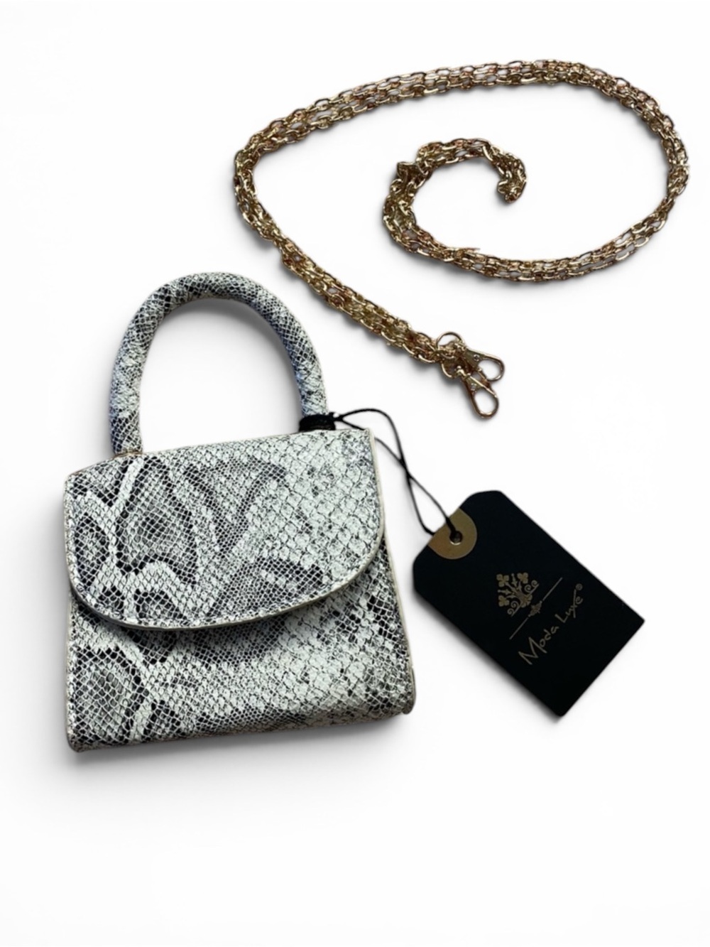 Moda Luxe Mini Leopard Crossbody Clutch Bag